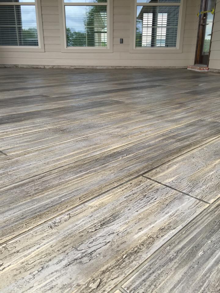 2 commercial rustic wood concrete