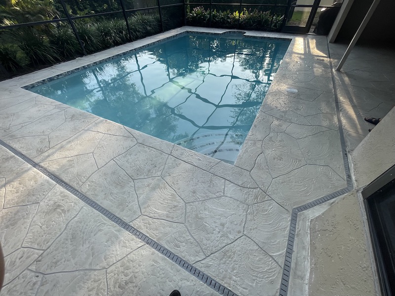 7 stamped concrete