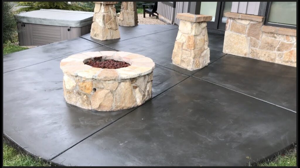 9 outdoor concrete staining