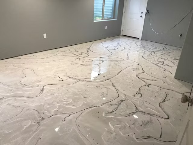 solid metallic anti static epoxy flooring