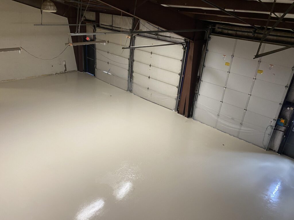 commercial garage epoxy flooring