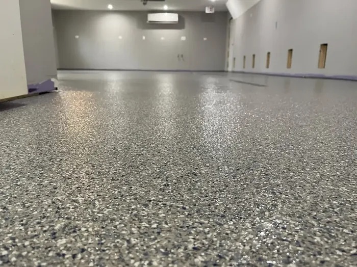 industrial flake epoxy flooring